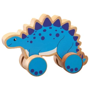 Lanka Kade Wooden Push Along Stegosaurus
