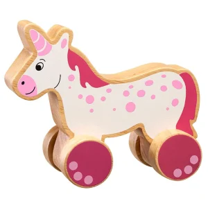 Lanka Kade Wooden Push Along Unicorn