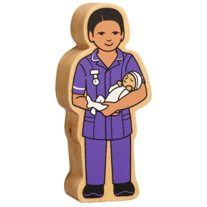 Lanka Kade Wooden Purple Midwife Toy