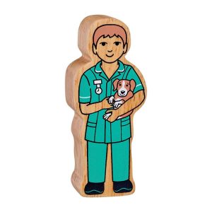Lanka Kade Wooden Turquoise Vet Toy