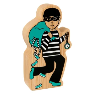 Lanka Kade Wooden Wooden Black & White Burglar