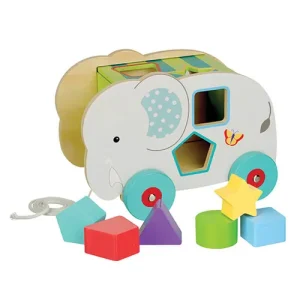 Orange Tree Toys Elephant Shape Sorter